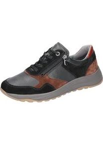 Waldläufer Sneaker WALDLÄUFER "K-JOHN" Gr. 7,5 (41), bunt (grau, schwarz, cognac) Herren Schuhe Bequemschuh, Halbschuh, Schnürschuh in Komfortweite H (=sehr weit)