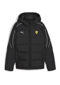 Sweatjacke Puma "Scuderia Ferrari Race MT7+ Jacke Jugendliche" Gr. 116, schwarz Kinder Sweatjacken