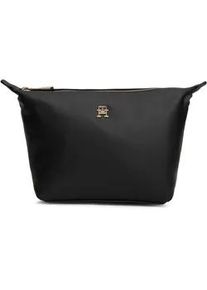 Kulturbeutel Tommy Hilfiger "Women POPPY REFORM WASHBAG Washbag" Gr. B/H/T: 26cm x 17cm x 11cm, schwarz Damen Taschen Kosmetiktasche, Kulturtasche, Waschtasche, Toilettentasche, Necessaire