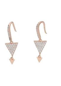 Paar Ohrhaken Smart Jewel "mit weißen Zirkoniasteinen, rosé vergoldet, Silber 925" Ohrringe Gr. Silber 925 (Sterlingsilber), rosegold (rosé vergoldet) Damen