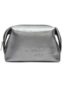 Kosmetiktasche Liebeskind Berlin "Pouchette Beauty S ELVIRA SILVER STONE" Gr. B/H/T: 18cm x 11cm x 10,5cm, silberfarben (silver stone) Damen Taschen