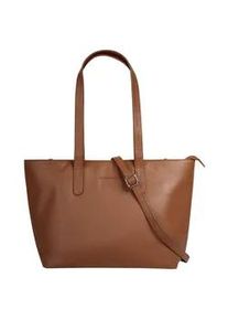 Shopper Bruno Banani Gr. B/H/T: 30cm x 25cm x 14cm onesize, braun Damen Taschen echt Leder