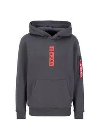 Hoodie Alpha Industries "Alpha Industries Men - Hoodies Alpha PP Hoodie" Gr. XS, grau (vintage grey) Herren Sweatshirts