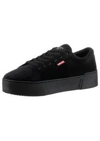 Levi's Plateausneaker LEVI'S "Tijuana 2.0" Gr. 37, schwarz Damen Schuhe Freizeitschuh, Halbschuh, Schnürschuh mit 4-cm-Plateausohle