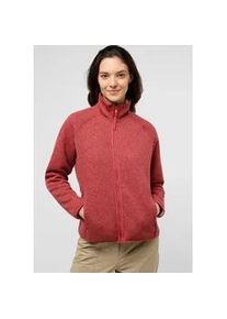 Fleecejacke Jack Wolfskin "KAMINFEUER JKT W" Gr. XL (46), rot (rot, coral) Damen Jacken