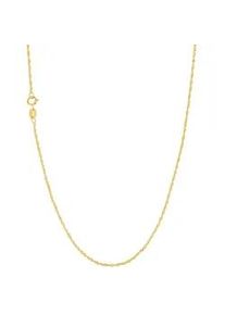 Goldkette Amor "2025691" Halsketten Gr. Gelbgold 375, L: 42cm, goldfarben (gelbgoldfarben) Damen Made in Germany