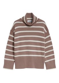 armedangels Chanaa Stripes Pullover Damen (Gr M |braun)