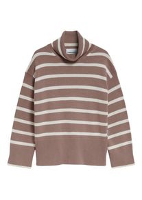 armedangels Chanaa Stripes Pullover Damen (Gr XXL |braun)