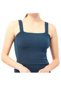 Mandala Pilates Tank Top Damen (Gr XS |blau/beige)