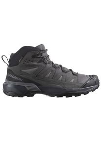 Salomon X Ultra 360 Leather Mid GORE-TEX Wanderschuhe Herren (Gr 45 1/3 |grau/schwarz |wasserdicht)