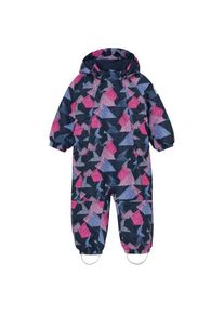 Color Kids Coverall with 2 Zip AOP Overall Kinder (Größe 74 |blau |wasserdicht)