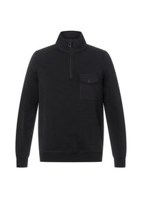 super.natural Alpine Active Quarter Pullover Herren (Gr S |schwarz)