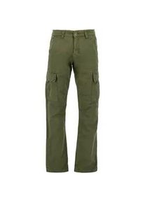 Cargohose Alpha Industries "Alpha Industries Men - Pants Agent Pant" Gr. 29, Normalgrößen, grün (schwarz olive) Herren Hosen