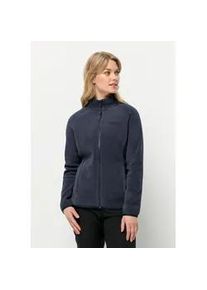 Fleecejacke Jack Wolfskin "MOONRISE FZ W" Gr. L (42/44), blau (night, blau) Damen Jacken