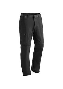 Funktionshose Maier Sports "Tajo" Gr. 48, Normalgrößen, schwarz Herren Hosen Wanderhose, zipp-off Outdoor-Hose, 4 Taschen, Regular Fit