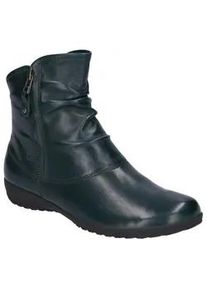 Stiefelette Josef Seibel "Naly 24" Gr. 38, blau (petrol) Damen Schuhe Reißverschluss Stiefel, Winterstiefelette mit zwei Reißverschlüssen