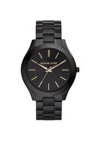 Quarzuhr Michael Kors "SLIM RUNWAY, MK3221" Armbanduhren schwarz Herren Armbanduhr, Herrenuhr, Edelstahlarmband