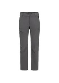 Softshellhose Jack Wolfskin "HOLDSTEIG PANTS M" Gr. 58, Normalgrößen, grau (slate) Herren Hosen