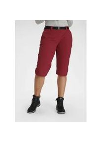 Caprihose Maier Sports Gr. 40, N-Gr, rot (rost, rot) Damen Hosen 4-Wege-Stretch, auch in großen Größen erhältlich