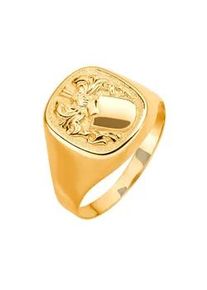 Fingerring Fingerringe Gr. 19, Metall-Gold, goldfarben (gelbgold 375) Herren