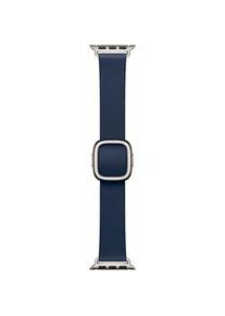 Apple Smartwatch-Armband "Moderne Schließe" Uhrenarmbänder Gr. 14,5-16,5cm, blau (tiefblau)