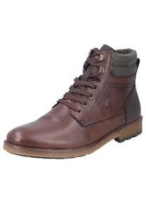 Winterstiefelette Rieker Gr. 40, braun (dunkelbraun) Herren Schuhe Schnürstiefelette, Boots mit RiekerTEX-Membran, schmale Form