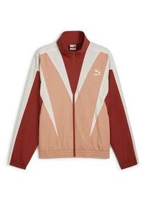 Sweatjacke Puma "CLUB DE COURSE Trainingsjacke Erwachsene" Gr. L, deeva peach mars red pink Herren Sweatjacken