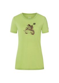 T-Shirt super.natural Supermotor Bear Tee Damen (Gr XS |grün)