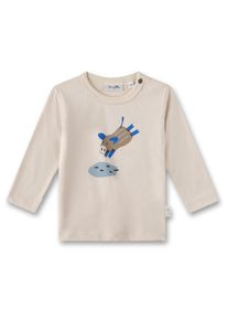 Sanetta Cotton Shirt Single Light Velours Longsleeve Kinder (Gr 80 |beige)