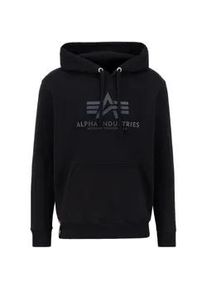 Hoodie Alpha Industries "Alpha Industries Men - Hoodies Basic Rainbow Ref. Print" Gr. XL, schwarz Herren Sweatshirts