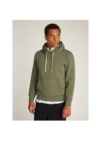 Hoodie Tommy Hilfiger "ESSENTIAL FLEECE HOODY" Gr. S, grün (battle grün) Herren Sweatshirts