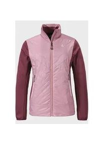 Schöffel Fleecejacke SCHÖFFEL "Hiking Hybrid Jk Style Cascata WMS" Gr. 40, pink (3465, pink) Damen Jacken