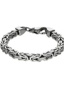 Firetti Armband ZEEME "Silber 925 poliert Königskette 7mm breit" Armbänder Gr. 21cm, Silber 925 (Sterlingsilber), weiß