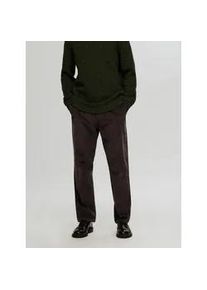 Chinohose Selected HOMME "SLH196-STRAIGHT MILES CORD PANTS W NOOS" Gr. 32, Länge 32, braun (32chocolate torte) Herren Hosen