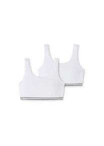 Schiesser Mädchen Bustier 95/5 Organic Cotton 2er Pack