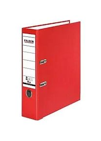 Falken Ordner Breit DIN A4 80 mm Rot 2 Ringe 11285632 Kunststoff
