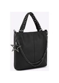 Handtasche Heine Gr. B/H/T: 32cm x 30cm x 5cm, schwarz Damen Taschen