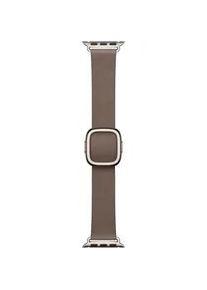 Apple Smartwatch-Armband "Moderne Schließe" Uhrenarmbänder Gr. 13,5-15cm, braun (dunkeltaupe)