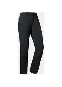 Schöffel Zip-away-Hose SCHÖFFEL "Pants Engadin1 Zip Off" Gr. 80, Normalgrößen, schwarz Damen Hosen