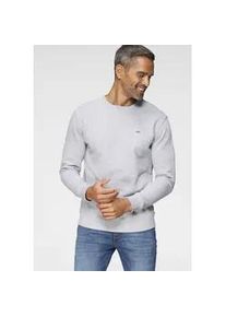 Sweatshirt Lee Gr. L, grau (grau, meliert) Herren Sweatshirts