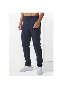 Sweathose Bruno Banani Gr. L (52/54), N-Gr, blau (navy) Herren Hosen aus schöner Strukturware