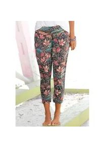 Strandhose Chiemsee Gr. 36, N-Gr, orange (koralle-bedruckt) Damen Hosen im Alloverprint mit Taschen, Stoffhose, 78-Hose