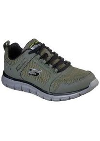 Sneaker Skechers "TRACK-KNOCKHILL" Gr. 44, grün (olivgrün) Herren Schuhe mit gepolsterter Innensohle, Freizeitschuh, Halbschuh, Schnürschuh