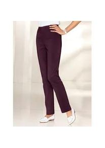 Stretch-Hose Classic Basics Gr. 48, Normalgrößen, rot (bordeaux) Damen Hosen