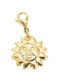 Charm Sonne Jobo "Sonne" Charms goldfarben (gelbgold 333) Damen 333 Gold