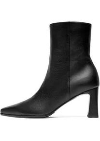 Schlupfboots Henry Stevens "Madison ZB70 Businessschuh" Gr. 39, schwarz Damen Schuhe Stiefelette mit Absatz handgefertigt, Lederschuhe