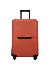 Hartschalen-Trolley Samsonite "MAGNUM ECO, 75 cm" Gr. B/H/T: 51cm x 75cm x 32cm 104 l, orange (maple orange) Koffer groß aus recyceltem Material; Made in Europe TSA-Zahlenschloss