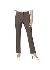 Stretch-Hose Stehmann Gr. 108, Langgrößen, grau (taupe) Damen Hosen