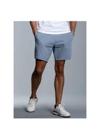 Bermudas TRIGEMA "TRIGEMA Bermuda mit praktischem Kordelzug" Gr. L, US-Größen, blau (pearl-blue) Herren Hosen