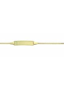 Goldarmband ADELIA ́S "Damen Goldschmuck 333 Gold Flach Panzer Armband 14 cm" Armbänder Gr. 14, Gelbgold 333, goldfarben (gold) Damen 333 Gold Goldschmuck für